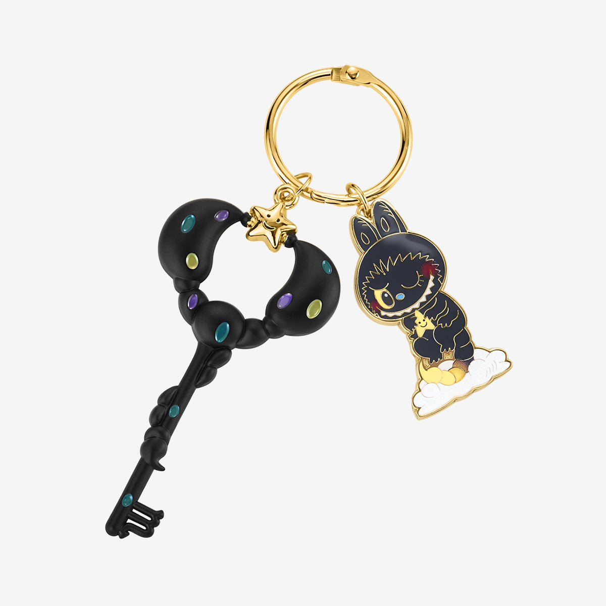 Labubu Series Constellation Pendant Keychains – Blind Boxes