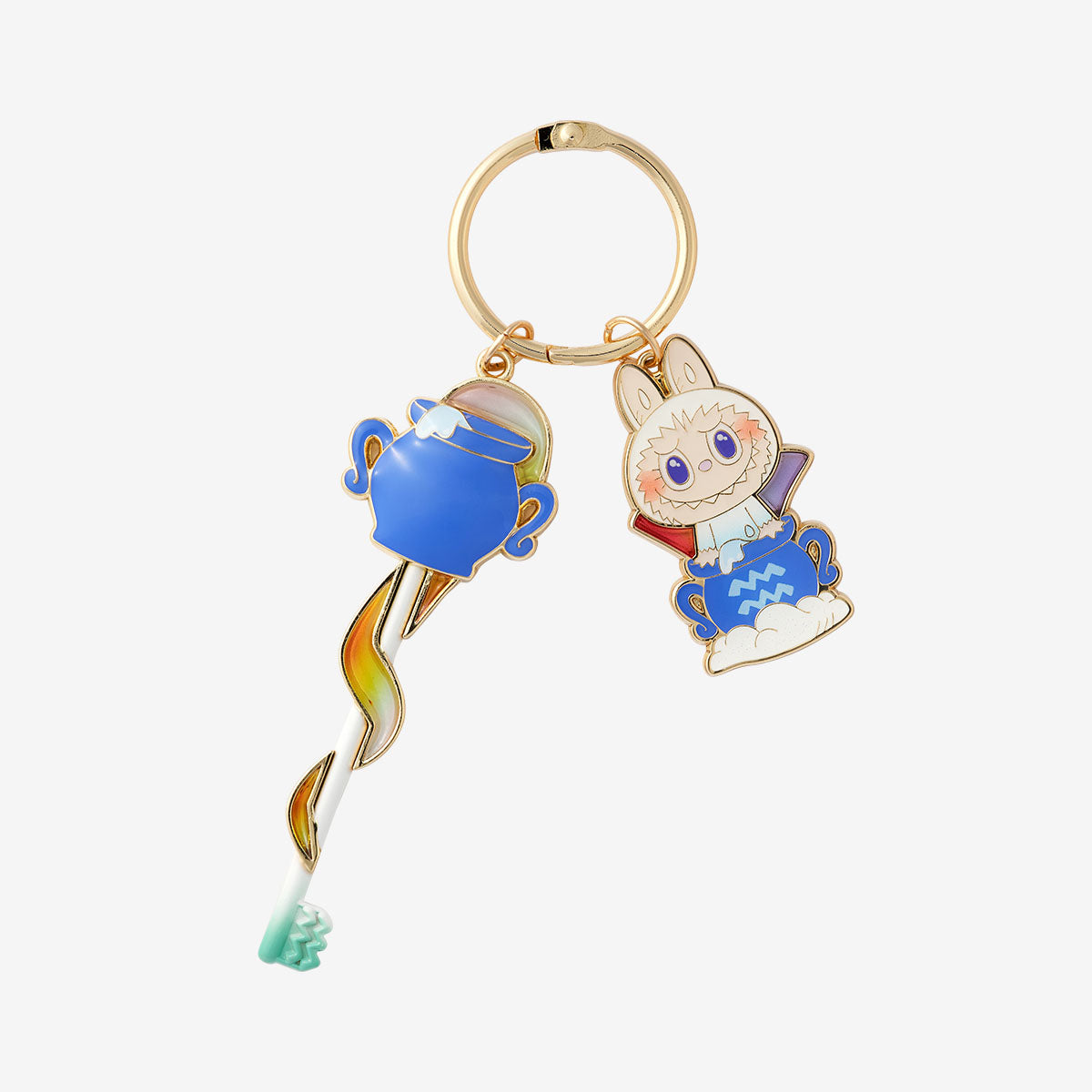 Labubu Series Constellation Pendant Keychains – Blind Boxes