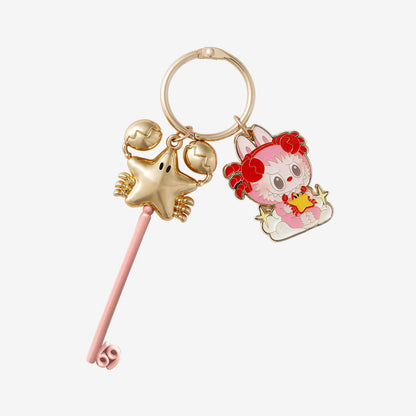 Labubu Series Constellation Pendant Keychains – Blind Boxes